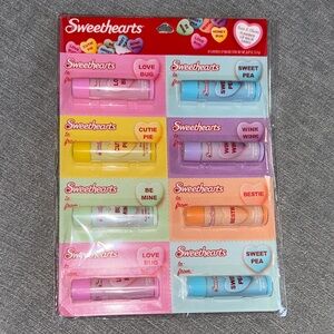 Sweethearts Lip Balm Tear & Share Set Valentine's Day Chapstick